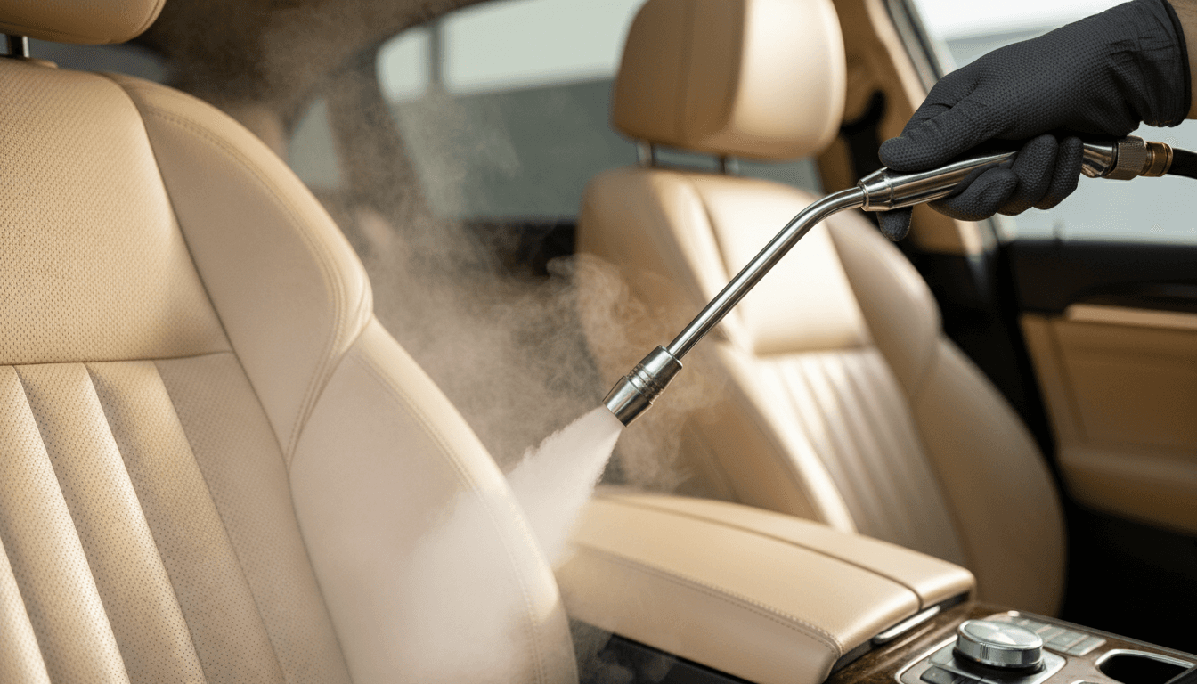 Steam interior cleaning