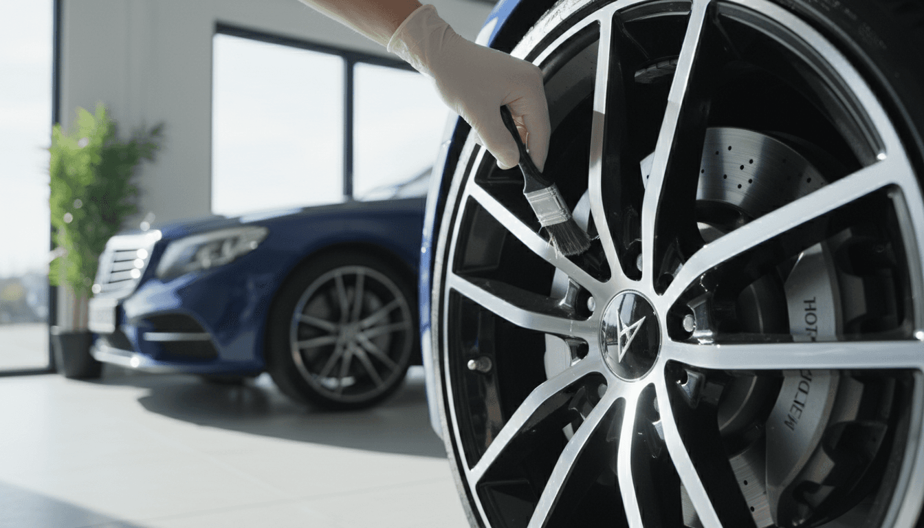 Wheel and tire detail